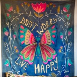 Natural Life Butterfly Wall Tapestry